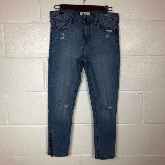 Banana Republic Denim - Banana Republic Skinny Zip Ankle Jeans 30 short